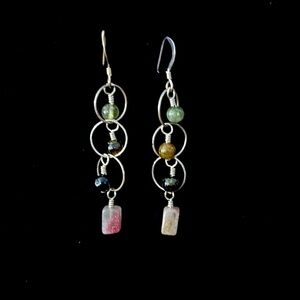 Sterling Silver Tourmaline Earrings